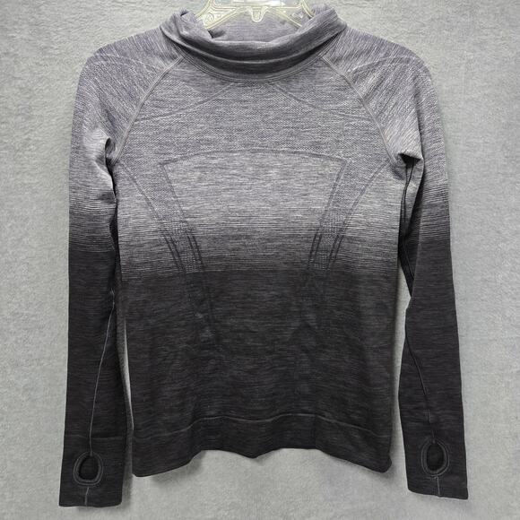 Ivivva By Lululemon Performance Pullover Grey Ombre Size 12 - Picture 1 of 4